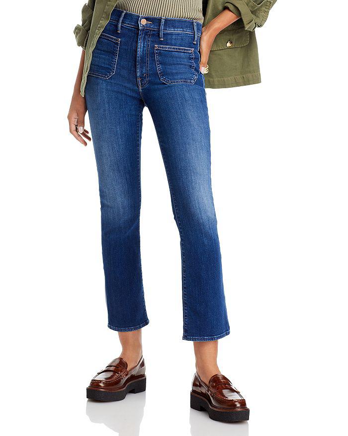 MOTHER The Patch Pocket Insider High Rise Jeans in On Your Left
