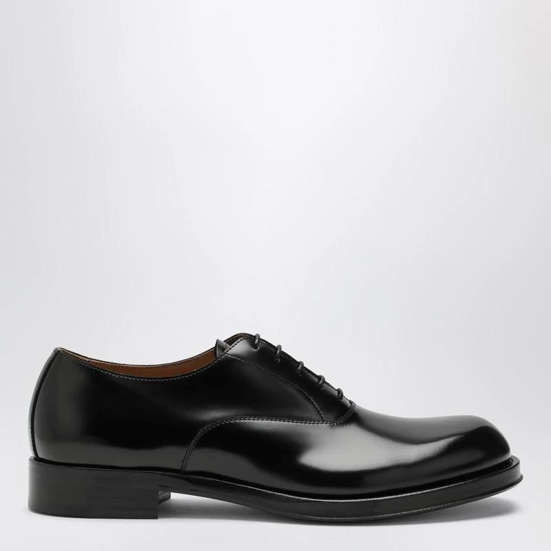 Dries Van Noten Black lace-up shoes in leather