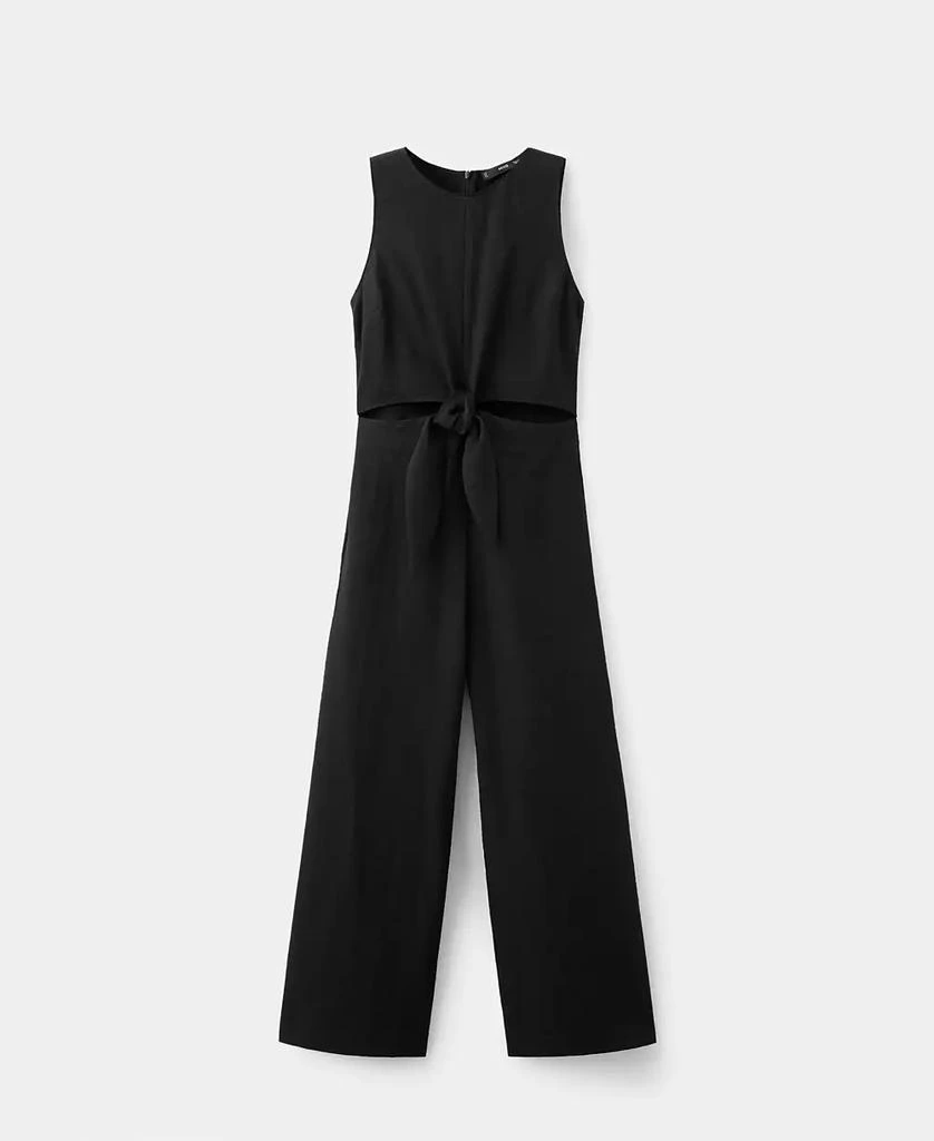 Mango Women
s Knot Cut-Out Jumpsuit