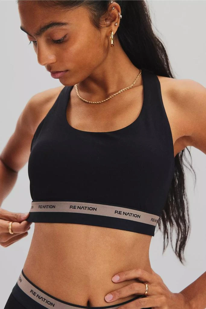 P.E Nation P.E Nation Avant Biscuit Scoop Neck Sports Bra 1