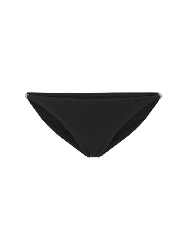Tory Burch Solid Gemini Link String Bikini Bottoms 1