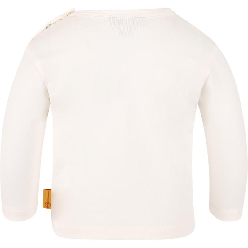 Steiff Logo bear long sleeved t shirt in white