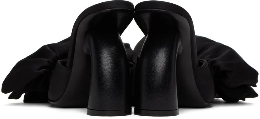 Dries Van Noten Black Ruffled Mules 2