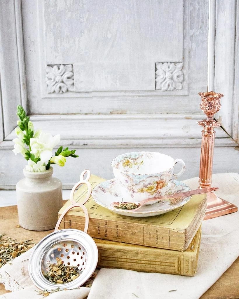 Coppermill Kitchen Vintage-Inspired Copper Tea Strainer 1