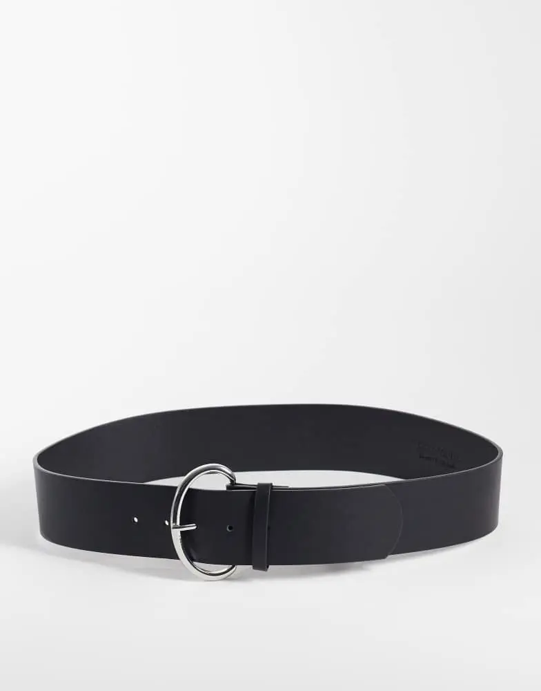 VERO MODA Vero Moda wide belt in black