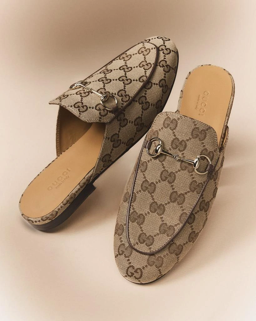 Gucci Princetown GG Canvas Bit Loafer Mules 5