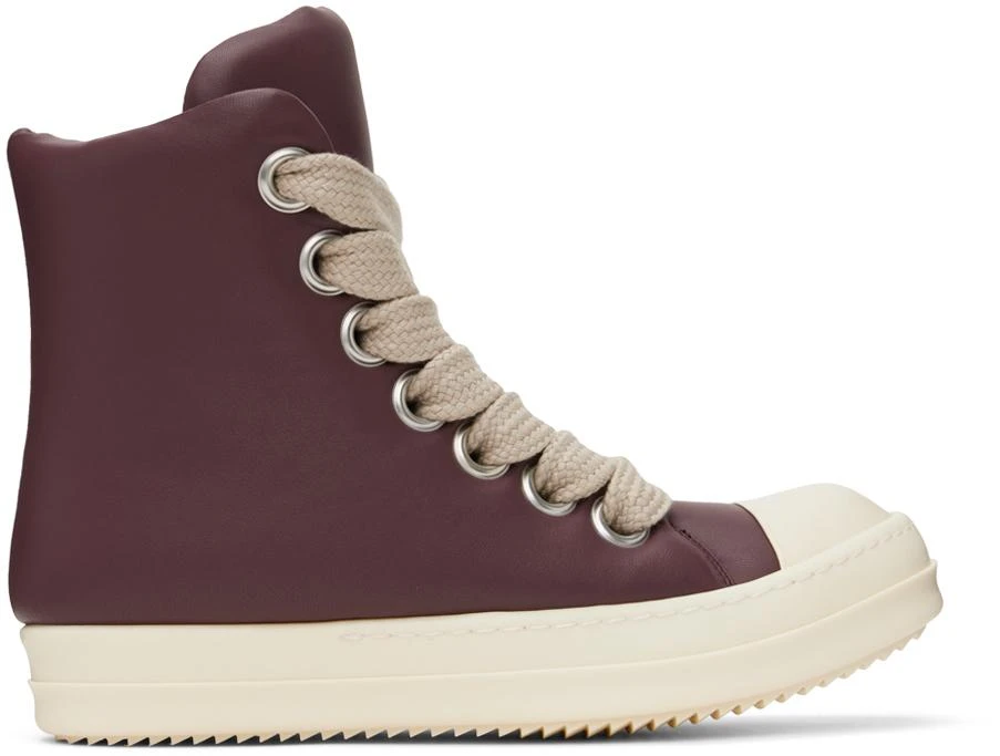 Rick Owens Purple Jumbo Lace Padded Sneakers 1