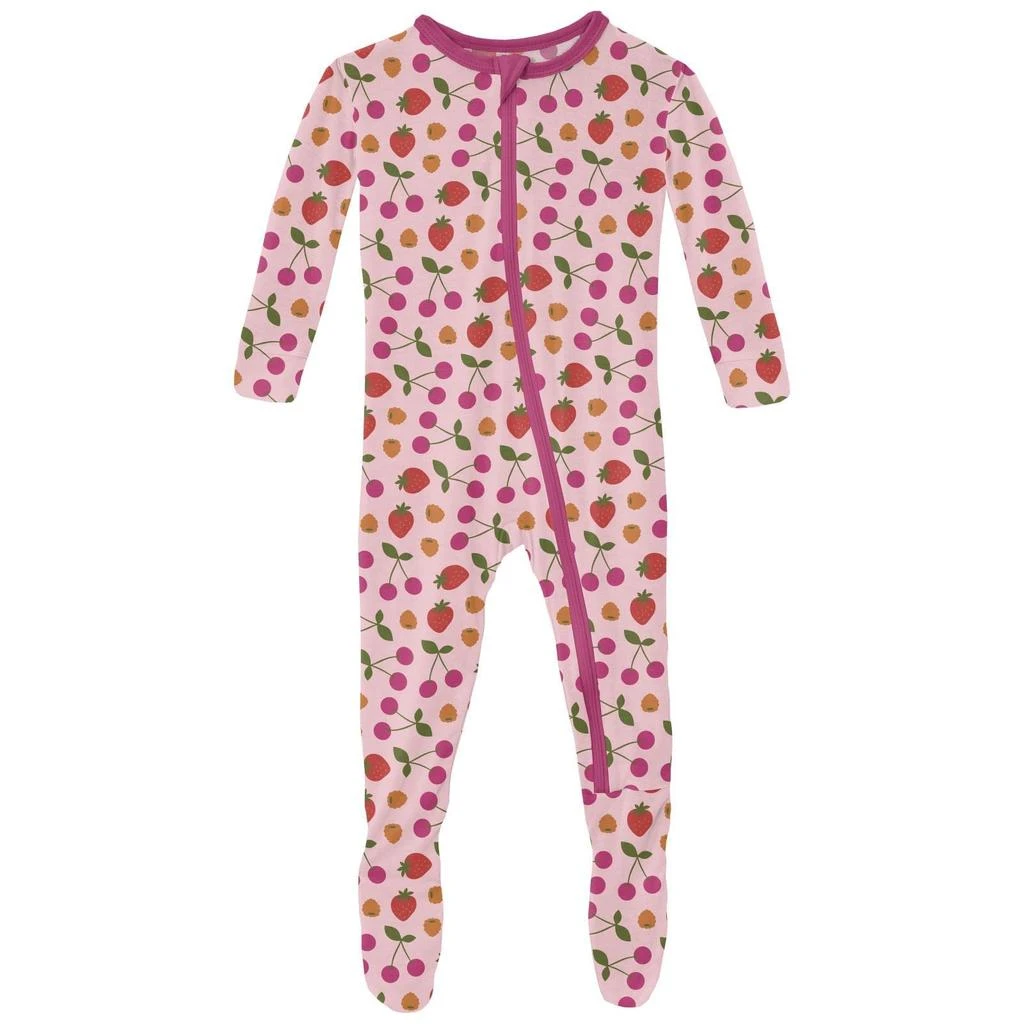 KicKee Pants Print Footie with Zipper (Infant) 1
