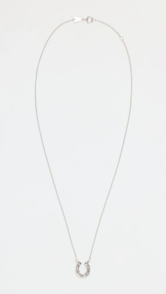 Adina Reyter Baguette Horseshoe Necklace 3