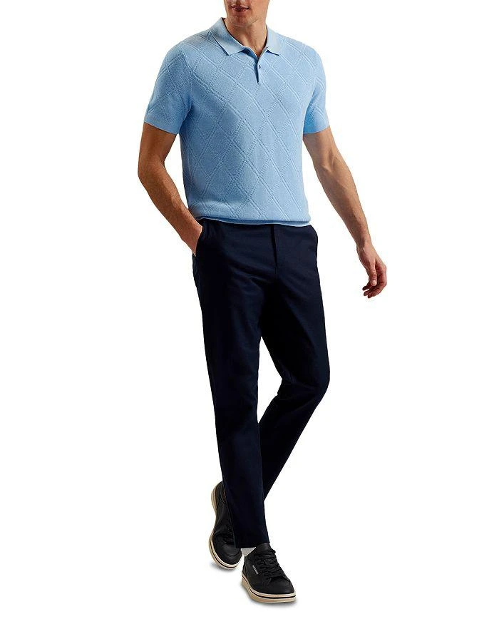 Ted Baker London Diagonal Diamond Short Sleeve Polo Shirt 2