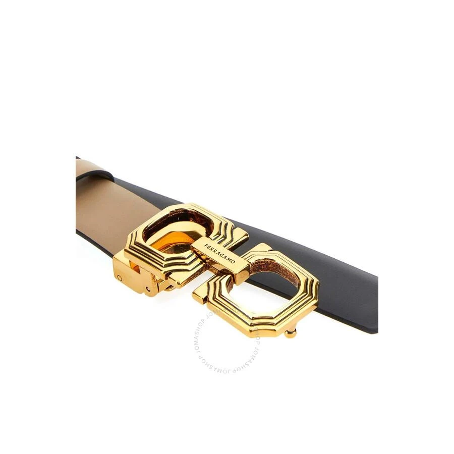 Salvatore Ferragamo Gancini Logo Plaque Belt 2