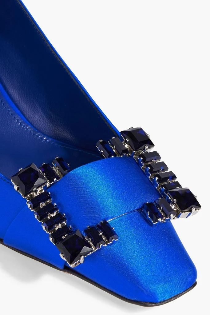 Sergio Rossi sr Twenty 60 embellished satin pumps 4