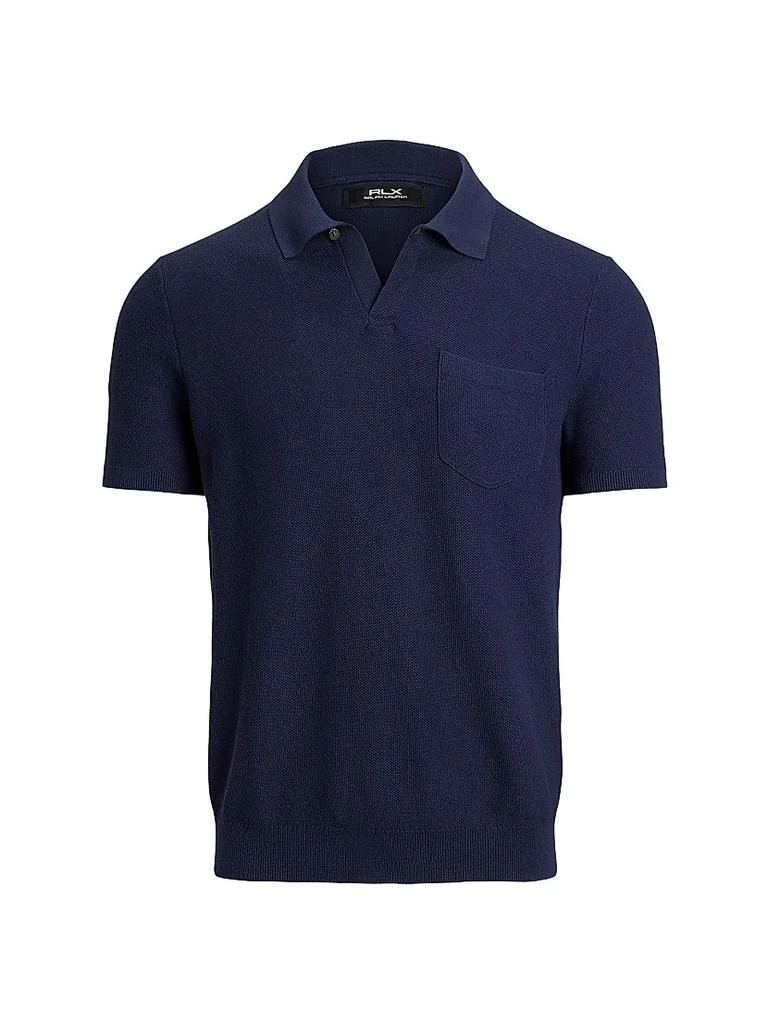 Ralph Lauren Mesh-Knit Performance Polo Sweater 1