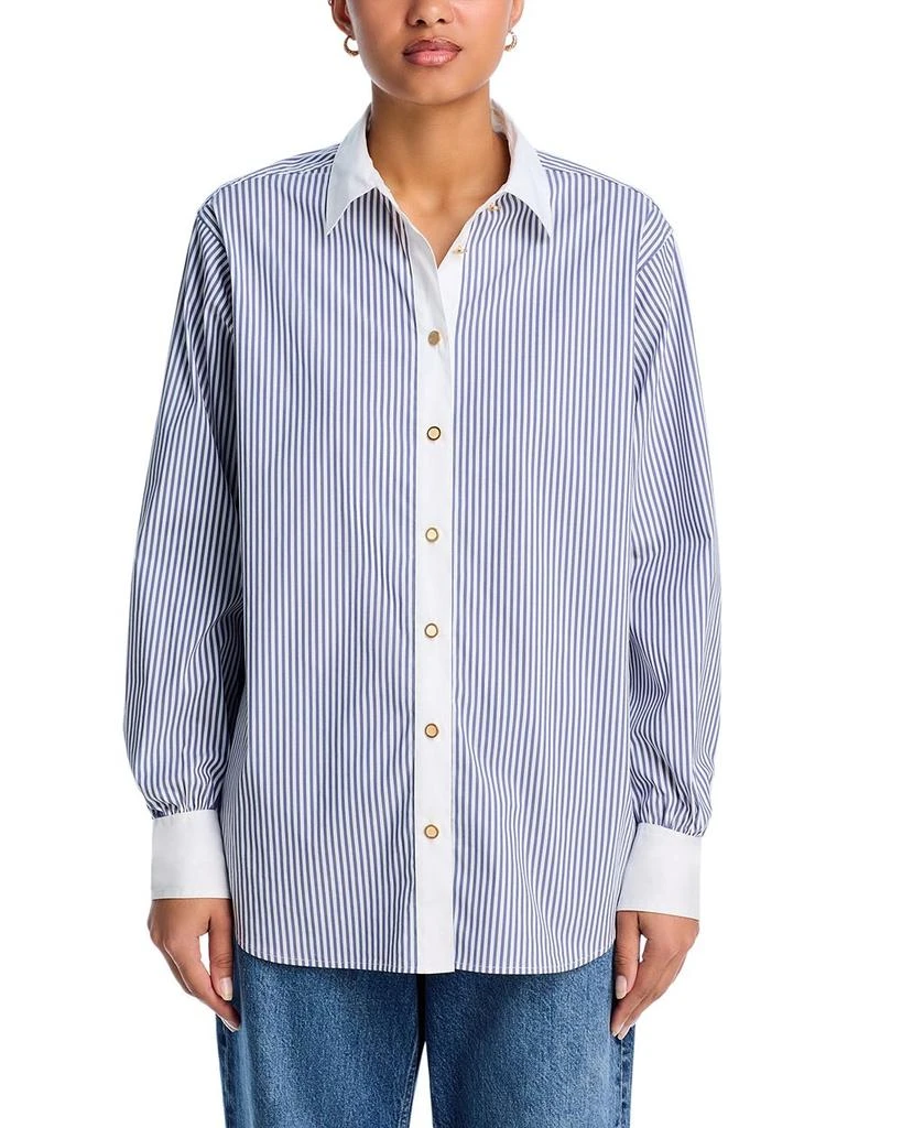 FRAME The Borrowed Striped Shirt 6
