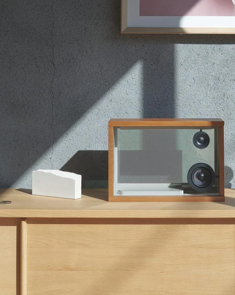 COTODAMA Lyric Speaker Box, Oak Wood 7