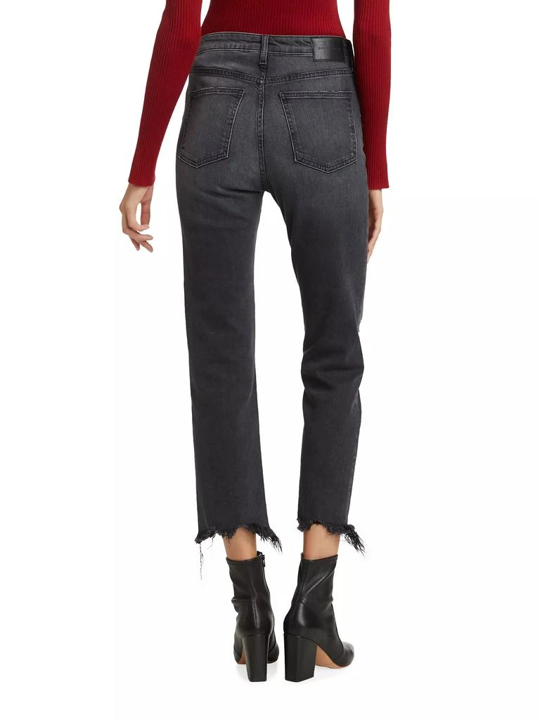 Jonathan Simkhai Standard River High Rise Straight-Leg Jeans 5