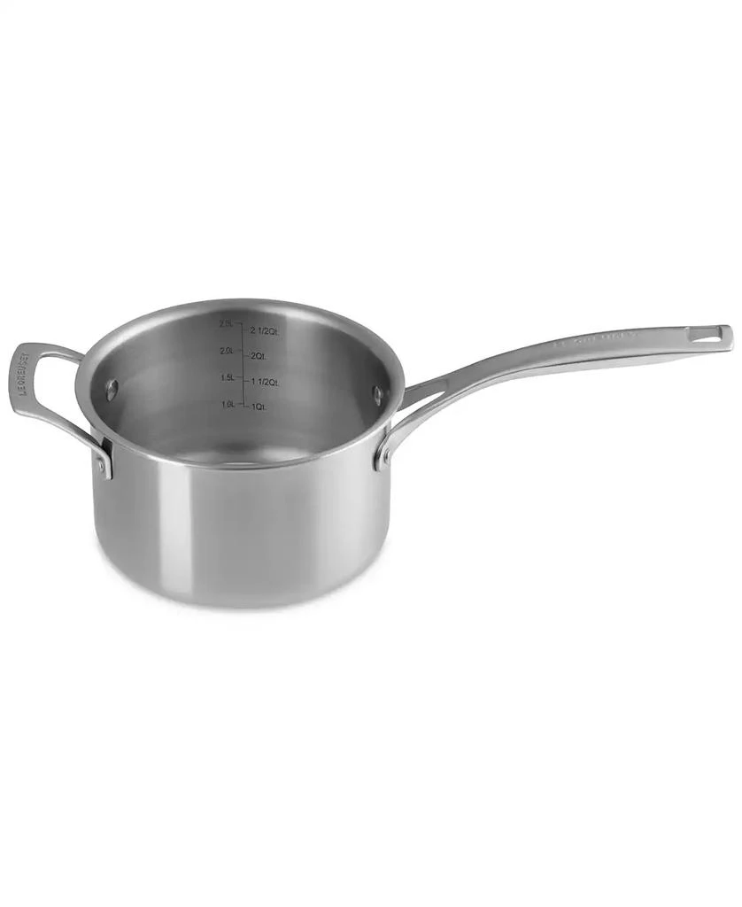 Le Creuset Essential Stainless Steel Round Saucepan with Lid, 3 Qt. 2