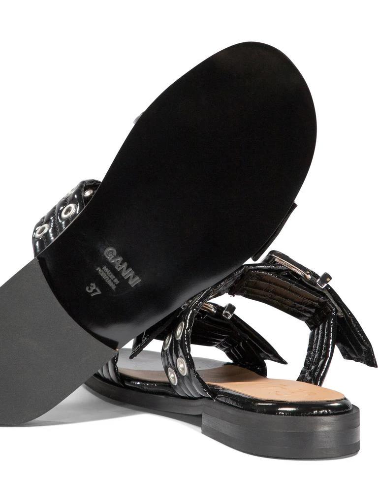 GANNI "BUCKLE TWO-STRAP" SANDALS 5