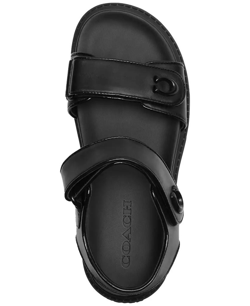 Coach Brynn Double-Band Sporty Lug-Sole Sandals - Shoes