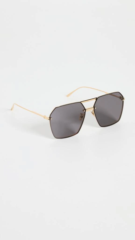 Bottega Veneta Oversized Geometric Aviators 5