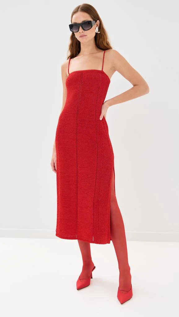 Proenza Schouler Suki Dress in Viscose Ribbon Knit 4