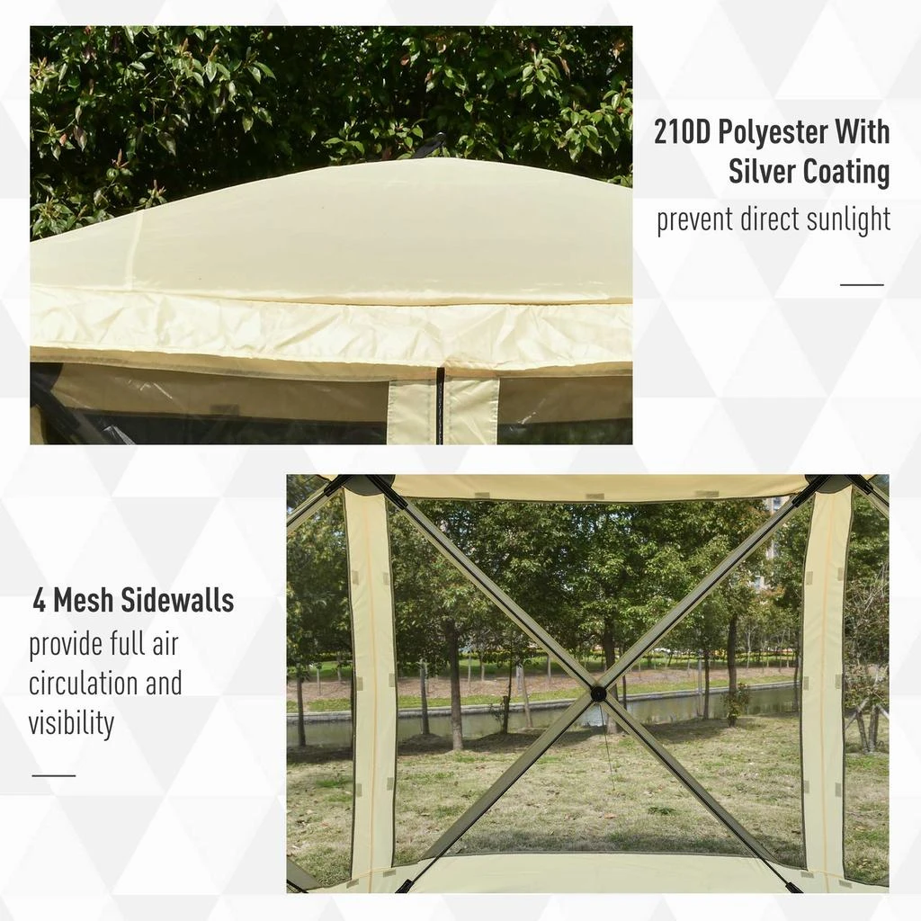 Streamdale Furniture Streamdale Pop-Up Gazebo Shelter Tent for Outdoor Events 5