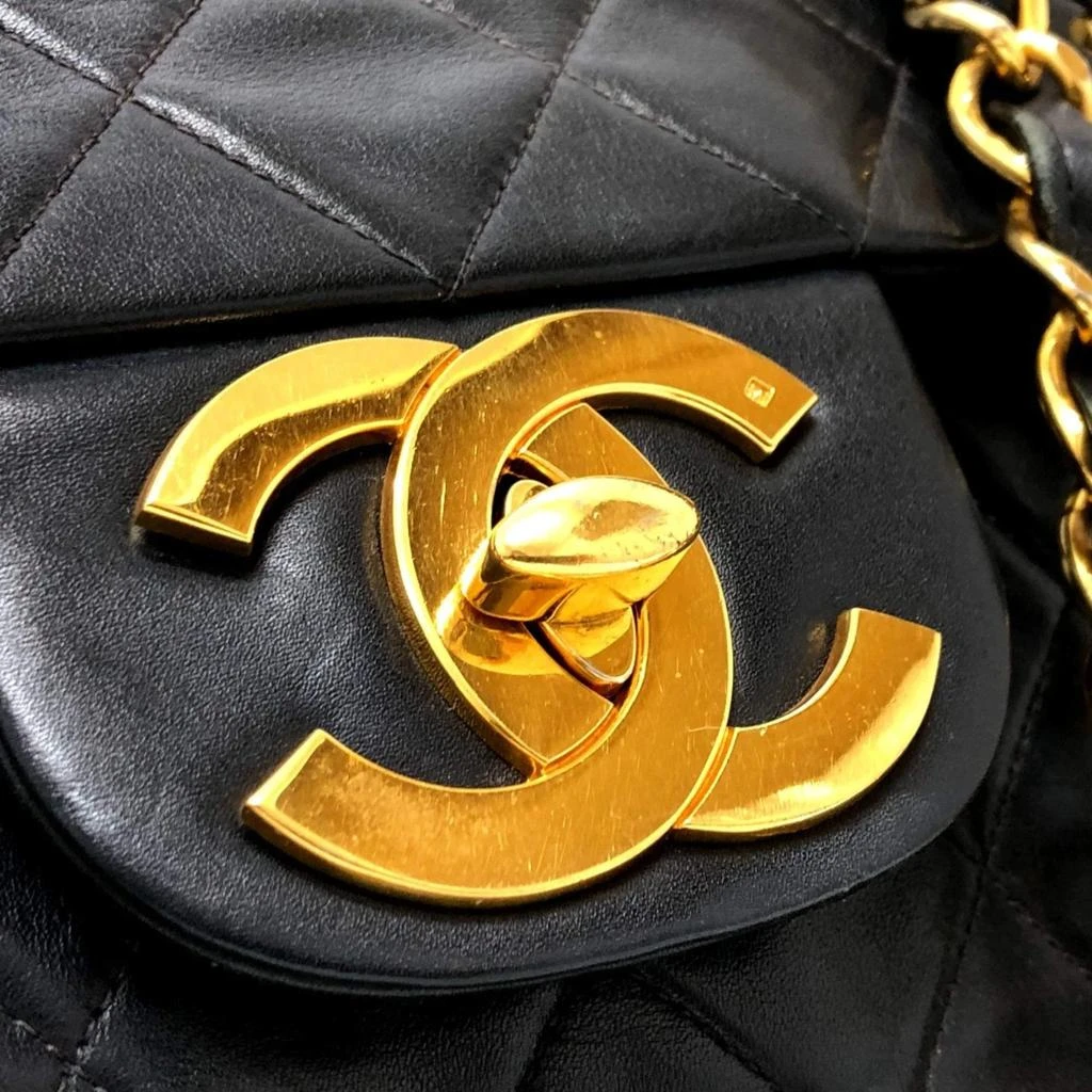 Chanel Chanel Black Quilted Lambskin Maxi Jumbo XL Classic Single Flap Bag 13