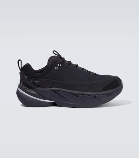 Hoka One One Elevon X leather-trimmed sneakers 1