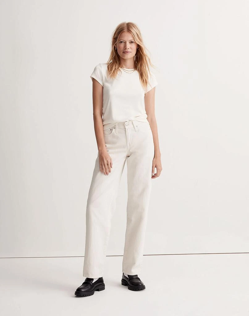 Madewell Madewell x Donni Low-Rise Loose Jeans in Antique Cream 1