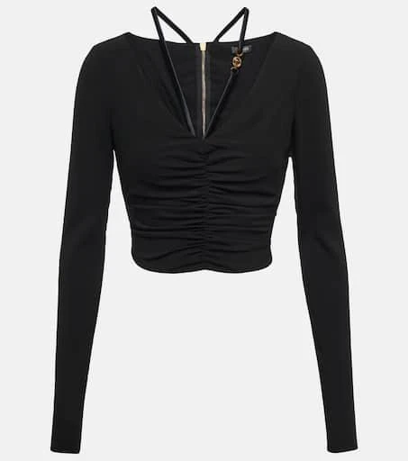Versace Ruched crop top 1