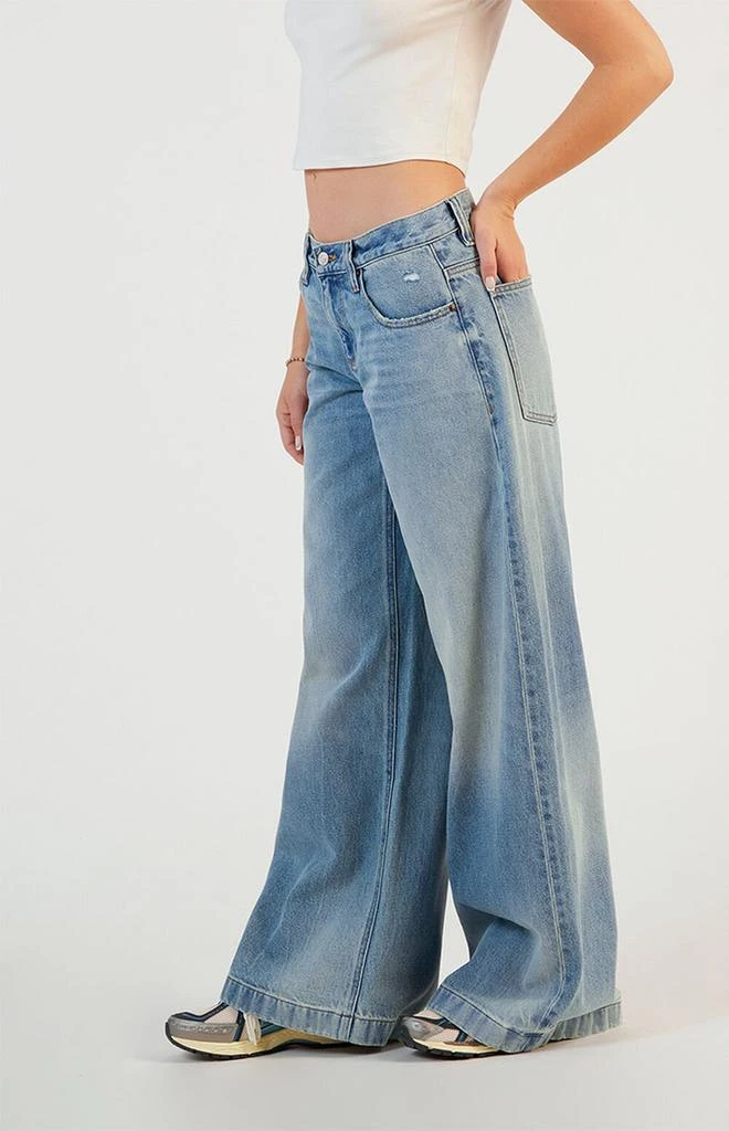 PacSun Sloane Low Rise Ultra Baggy Jeans Light Indigo 3