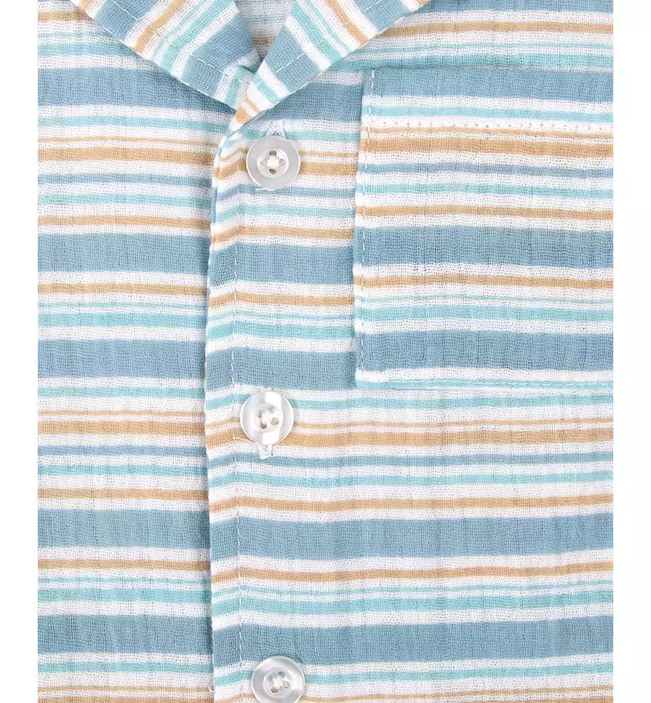 Baby Essentials Baby Boys 2-Pc. Striped Shirt & Shorts Set