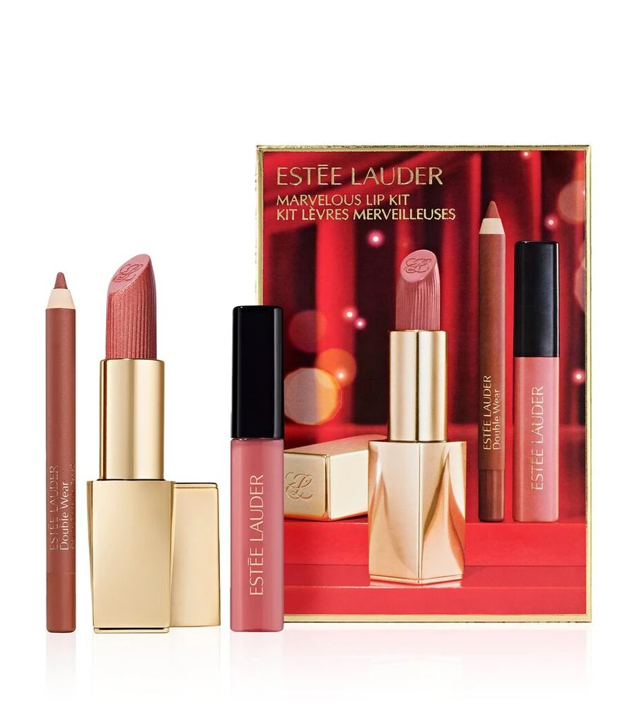 Estée Lauder Marvelous Lip 3-Piece Makeup Gift Set 1
