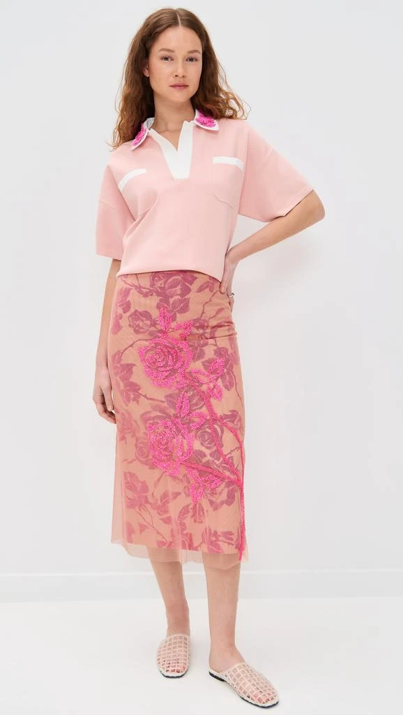 Essentiel Hisces Tulle Midi Skirt 4