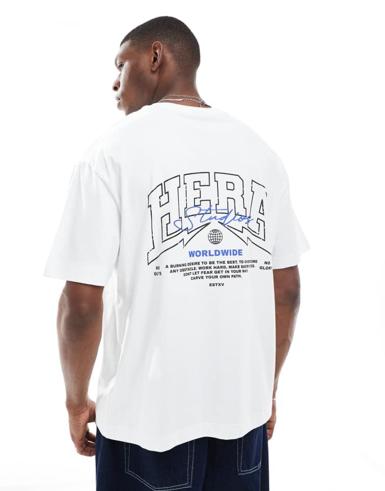 HERA Hera Mens worldwide t-shirt in white