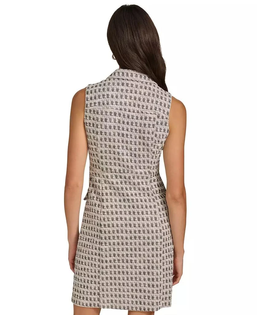 Calvin Klein Women's Tweed Button-Front Jacket Dress 2