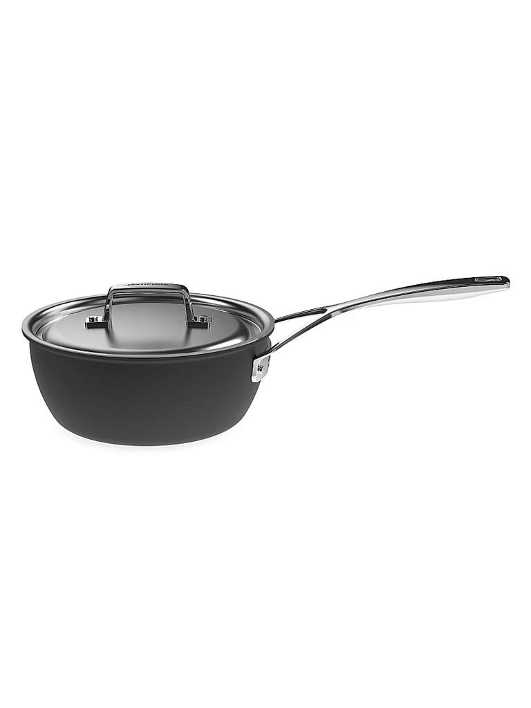 Demeyere Stainless Steel with Ceramic Exterior Coating 2 Quart Saucepan with Lid 1