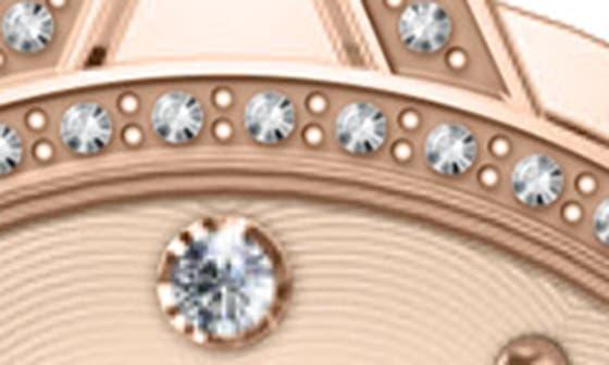 Versace Versace V Versus Crystal Rose Gold Dial Bracelet Watch, 34mm