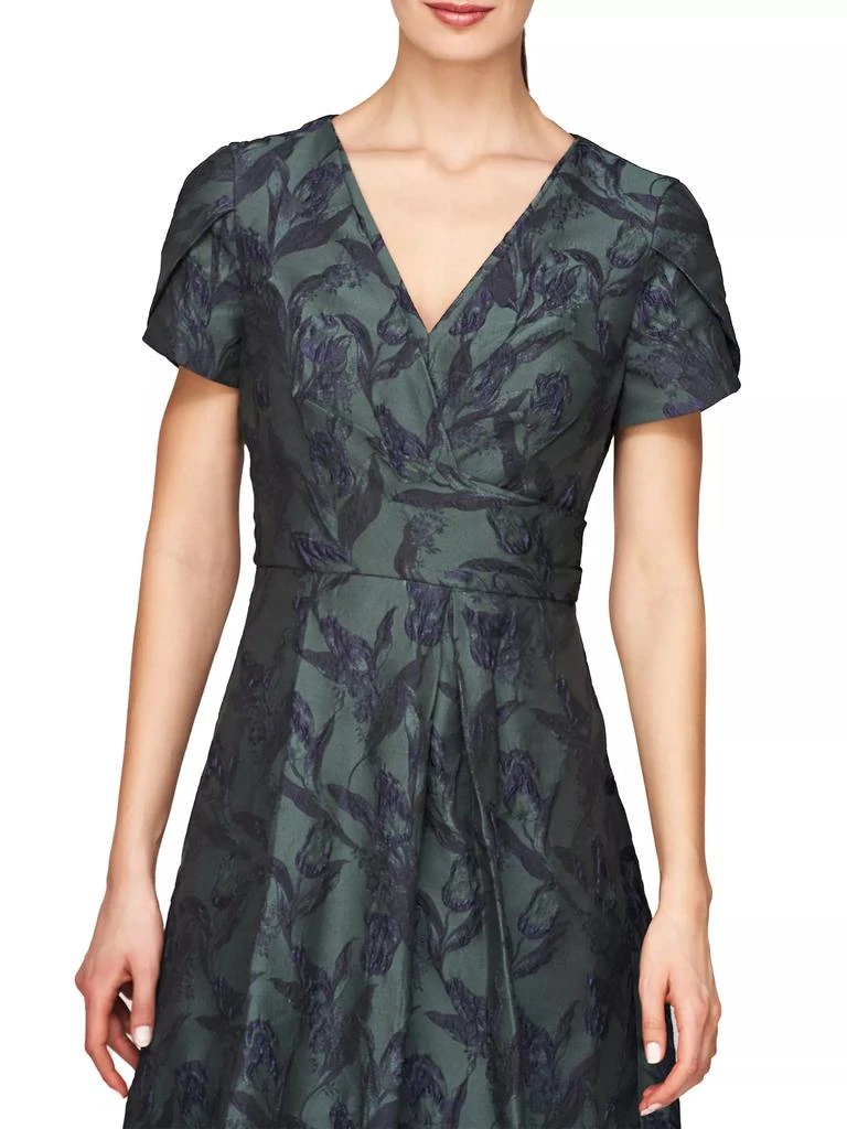 Kay Unger Mirabel Tea-Length Dress 5