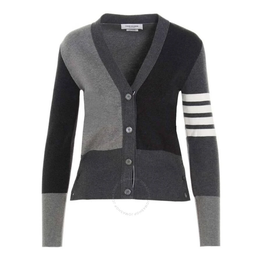 Thom Browne V-Neck Cashmere Funmix Cardigan 1