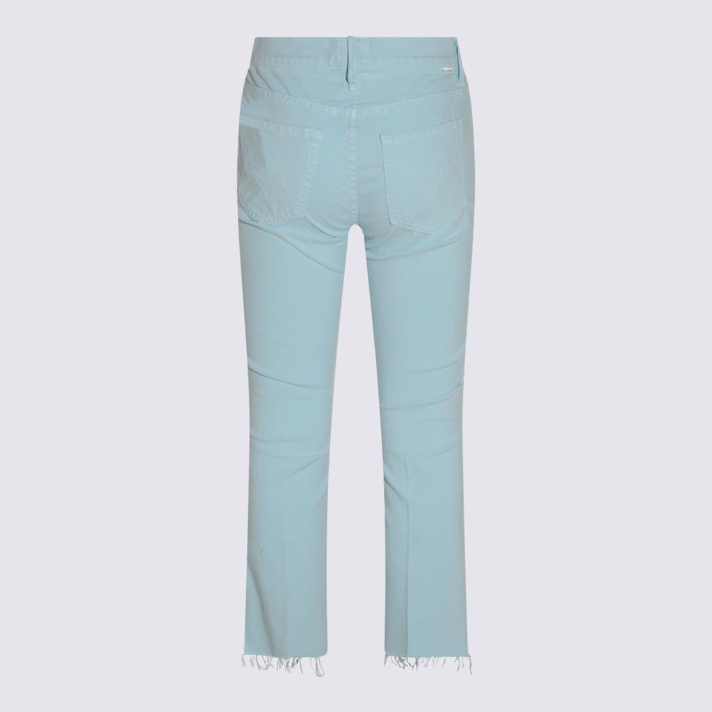 MOTHER Light Blue Cotton Jeans