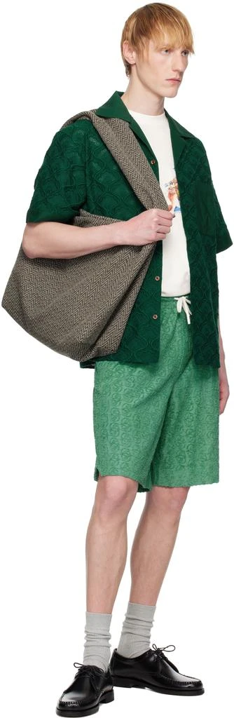 Drôle de Monsieur Green 'La Chemise Brodée Tapisserie' Shirt 4