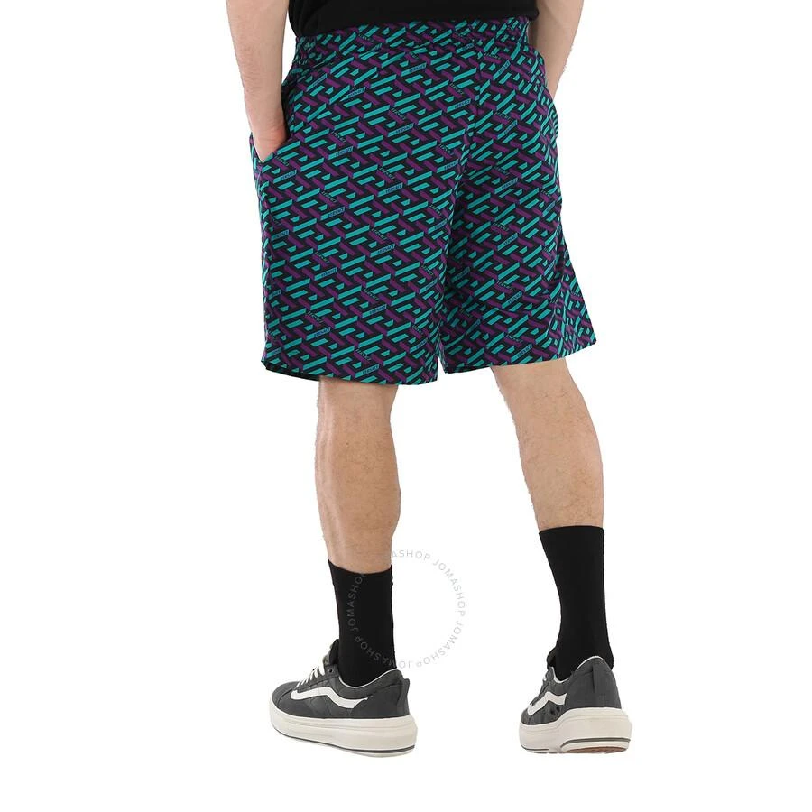 Versace Men's La Greca Print Cotton Shorts 3