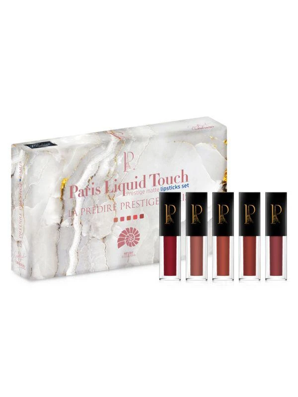 Predire Paris 5-Piece Paris Liquid Touch Prestige Matte Lipstick Set 1