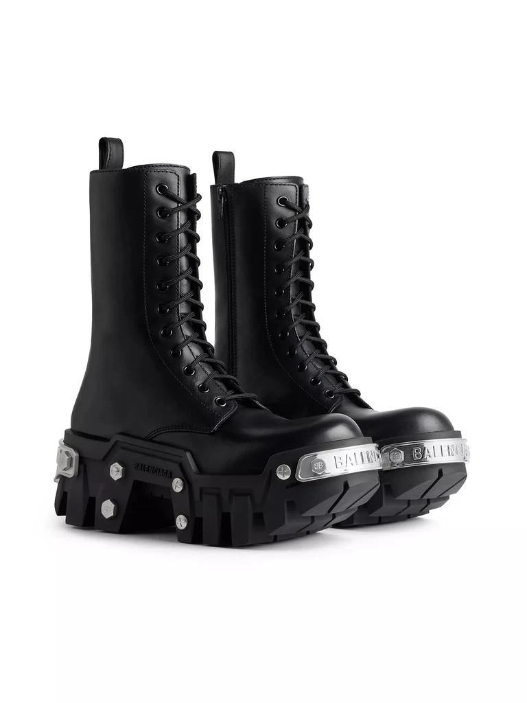 Balenciaga Bulldozer Lace-Up Boots 2