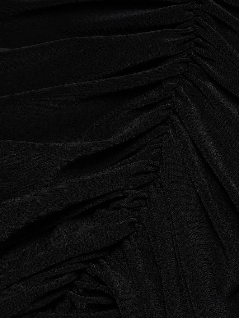 Norma Kamali Diana Ruched One-Shoulder Gown 7