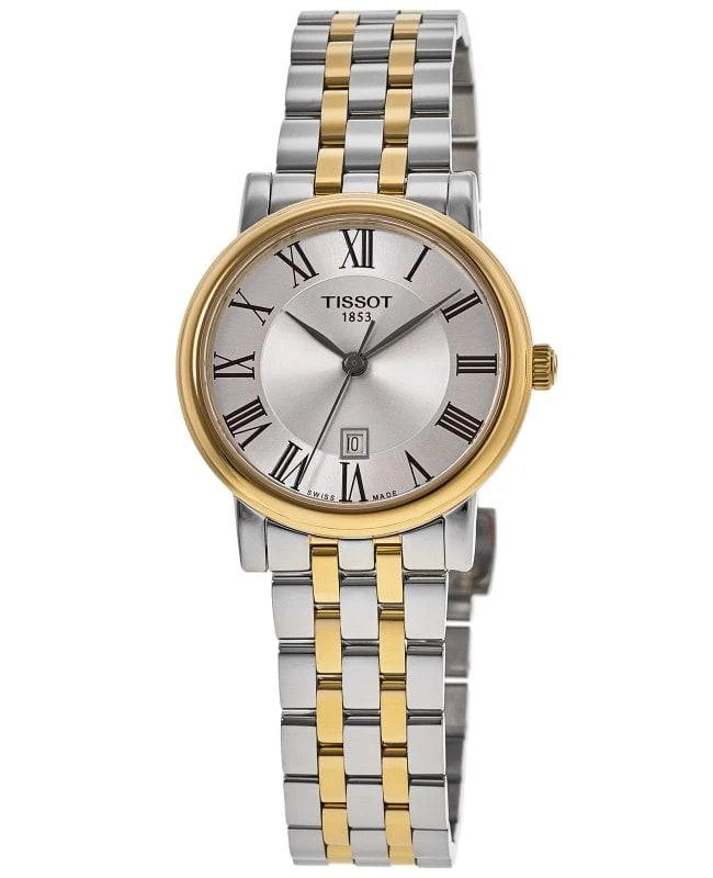 Tissot Tissot Carson Premium Lady Silver Dial Two-Tone Steel Women's Watch T122.210.22.033.00 1