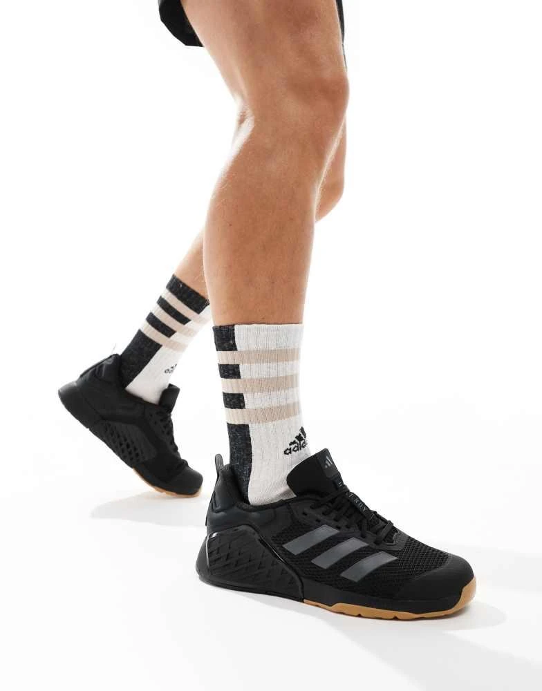 Adidas adidas Training Dropset trainer in black 2