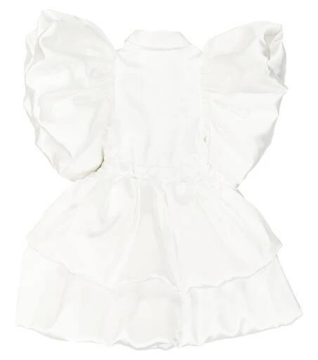 Caroline Bosmans Gloss bow-detail ruffled dress 4