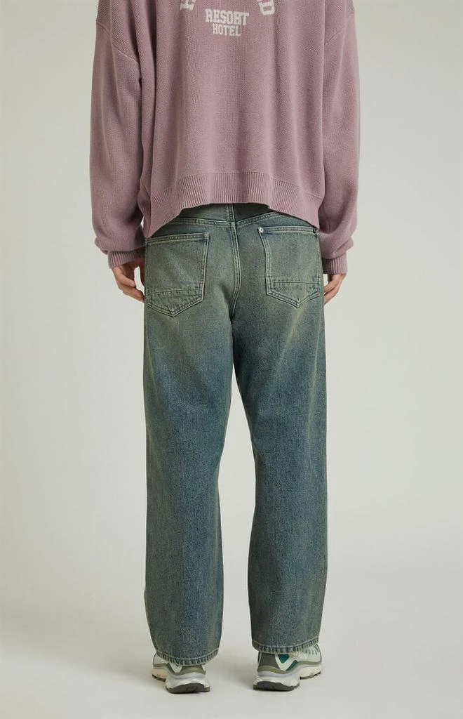 PacSun Dark Indigo Tinted Baggy Jeans 3